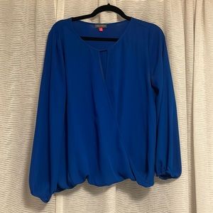 Vince Camuto blue blouse